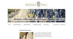 Desktop Screenshot of mandia-vell.com
