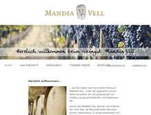 Tablet Screenshot of mandia-vell.com